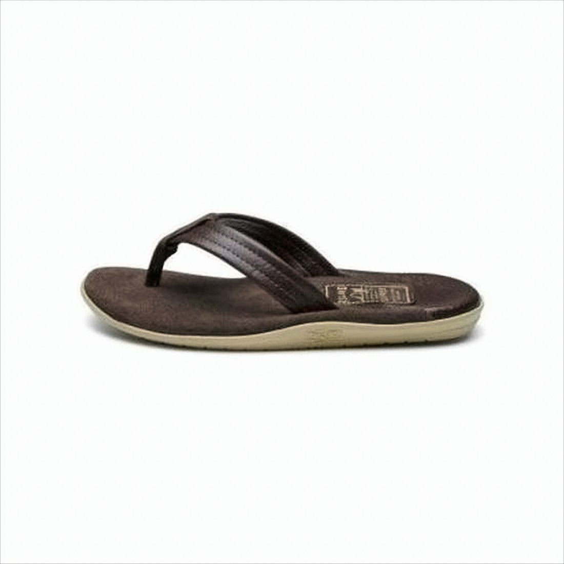 Suede Slip-On Sandals with Cushioned Footbed