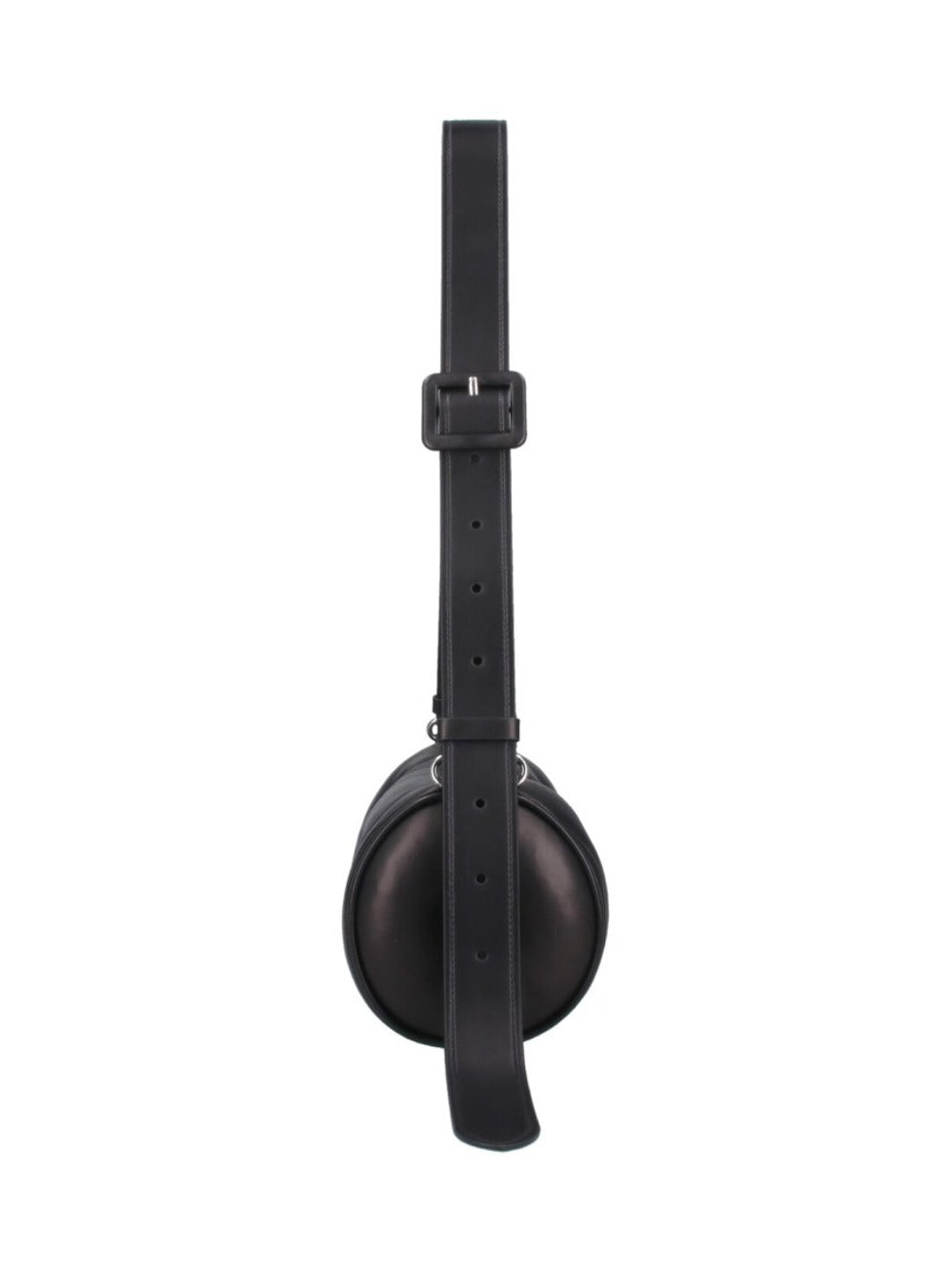 Black Nappa Leather "Glam Slam" Shoulder Bag