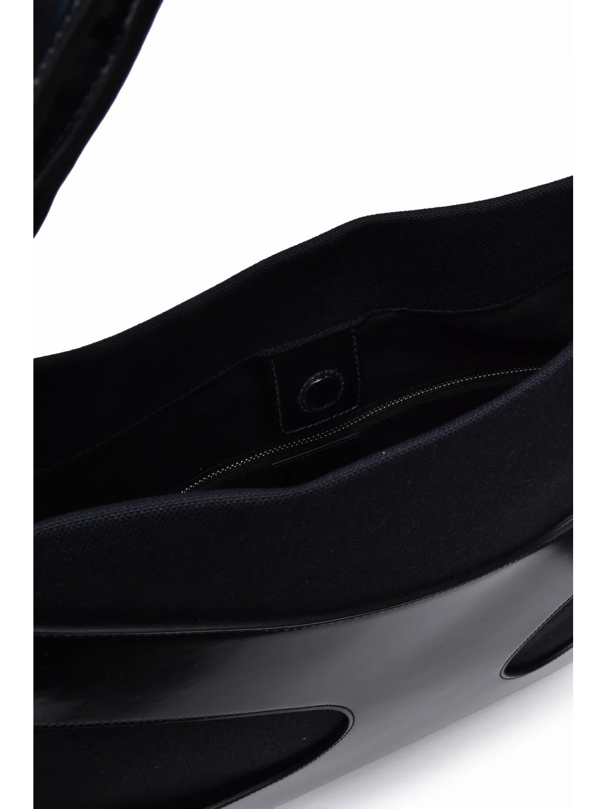Shoulder Bag Nylon/Cotton - Black