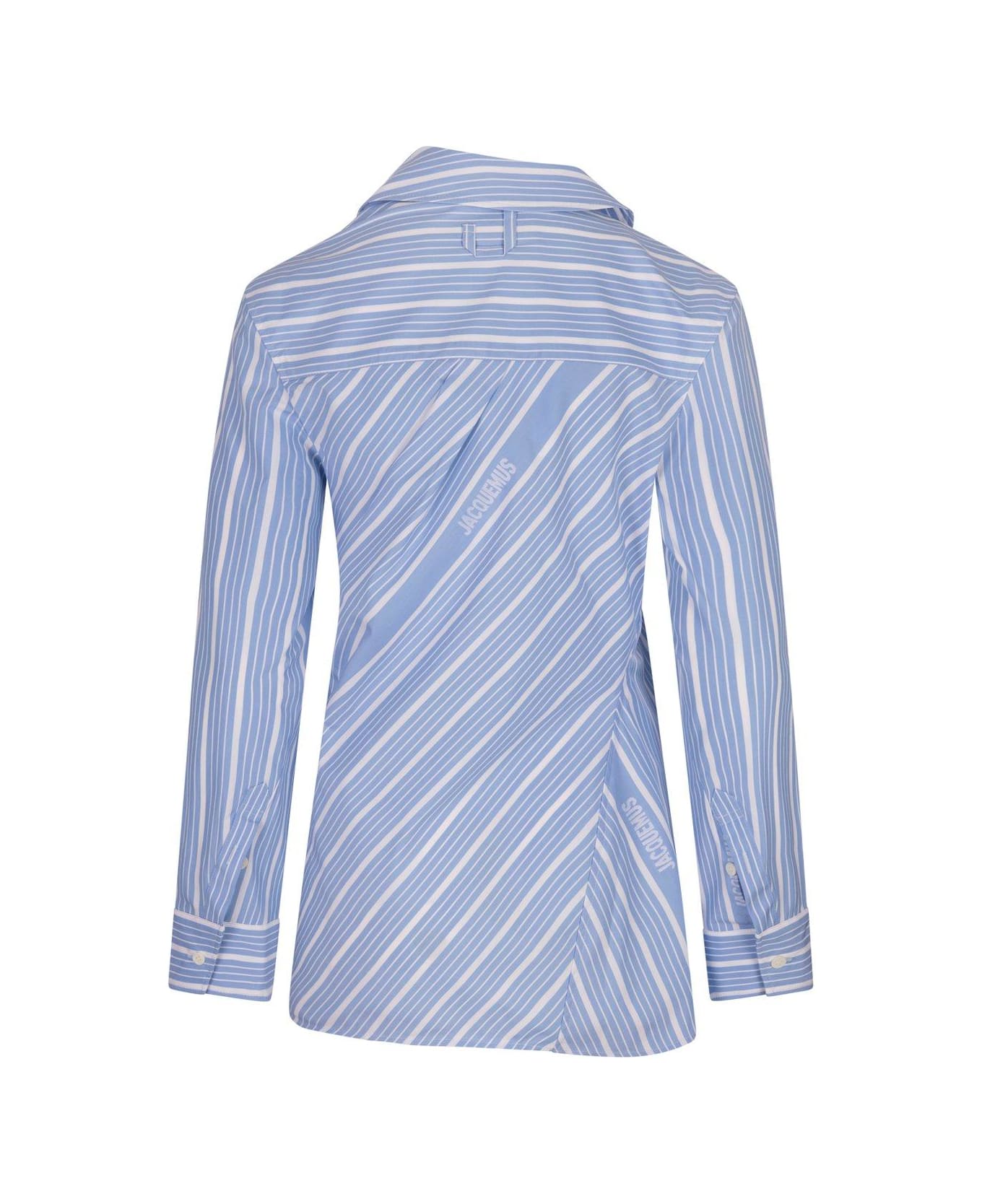 Vertical Striped Long-Sleeved Jacquemus Shirt