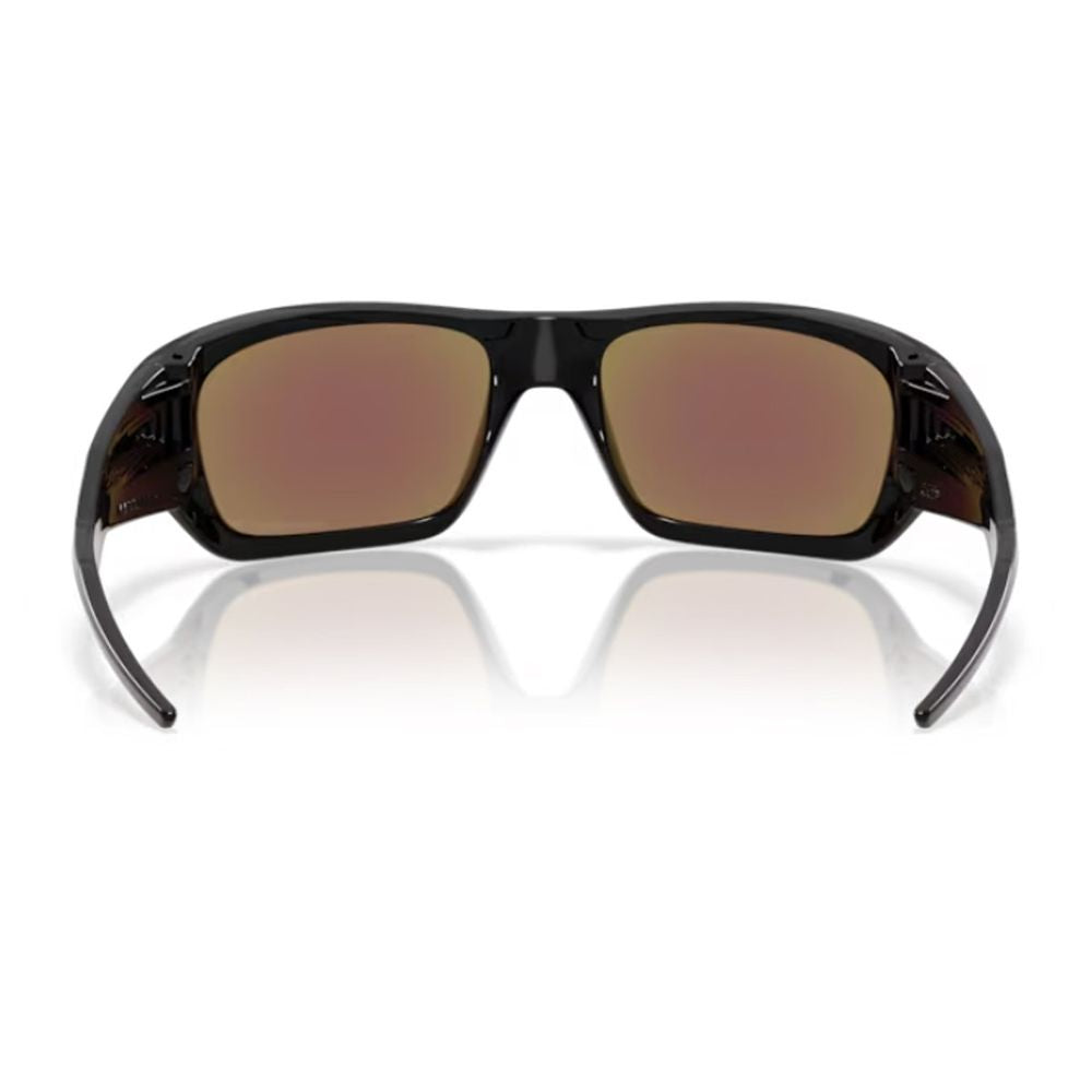 Oo9486 - Masseter Glossy Black Wraparound Sunglasses