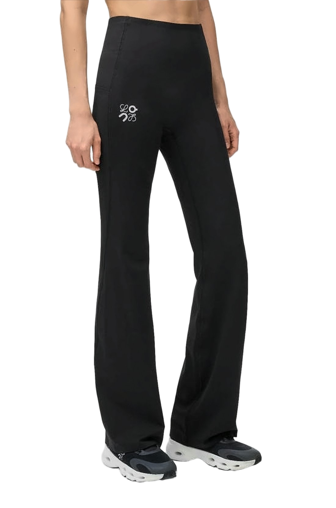 Sleek Fitted Straight-Leg Pants with High Waistband