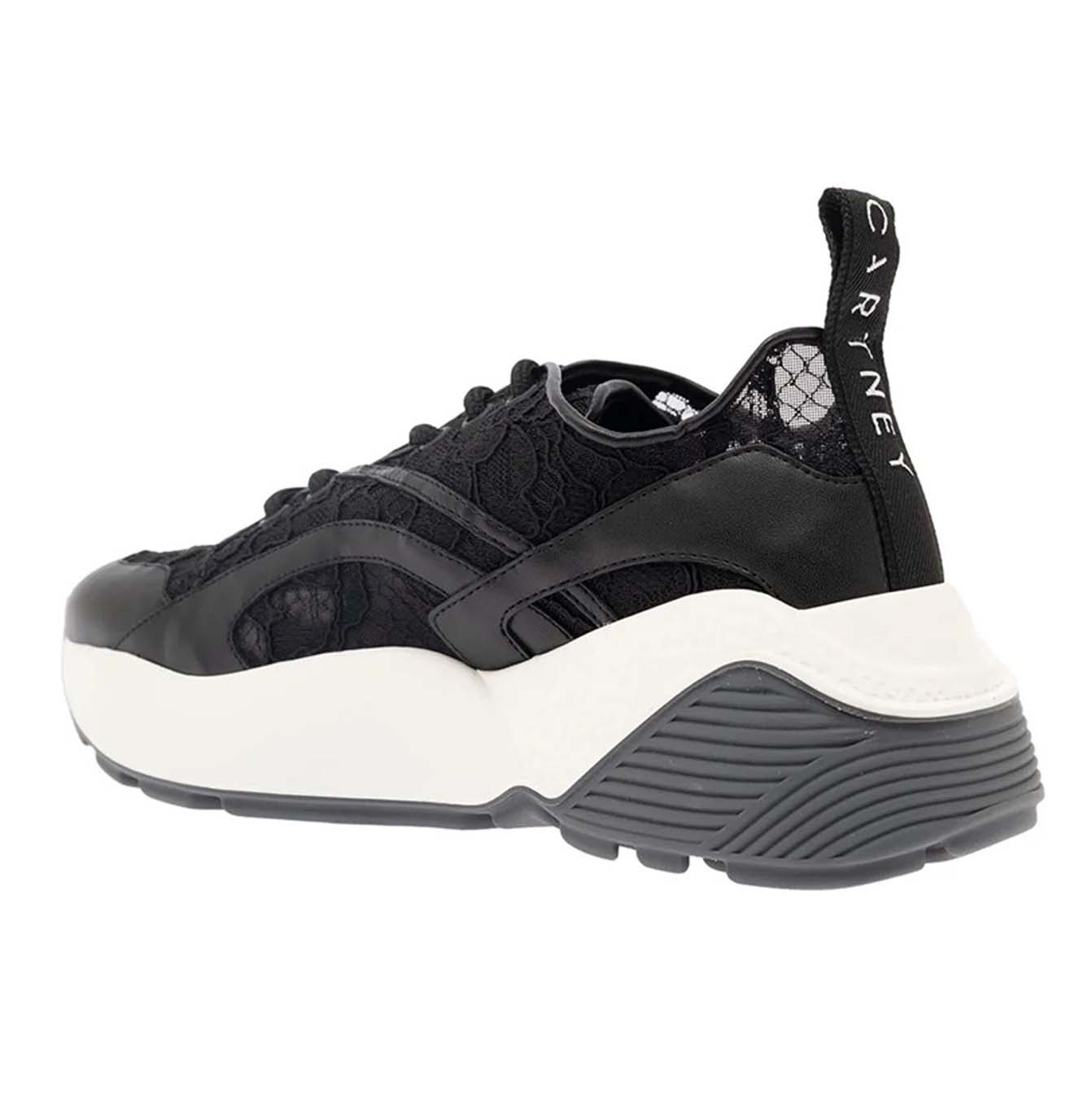 Textured Black Sneakers