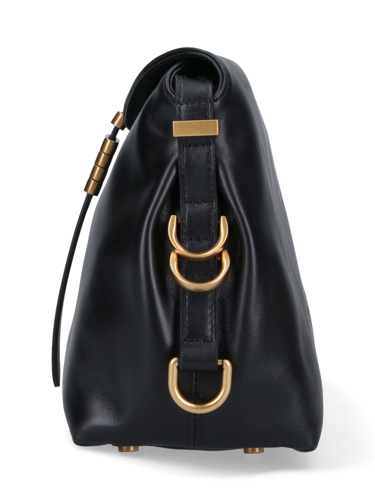 "Saddle" Shoulder Bag – Black