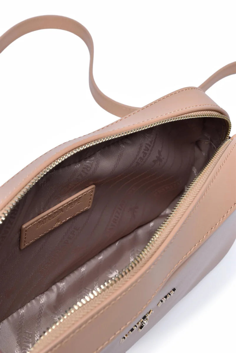 Shoulder Bag Leather - Beige