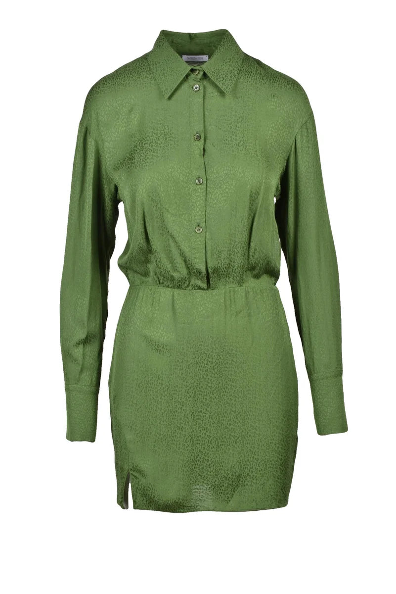 Flared Dress - Green