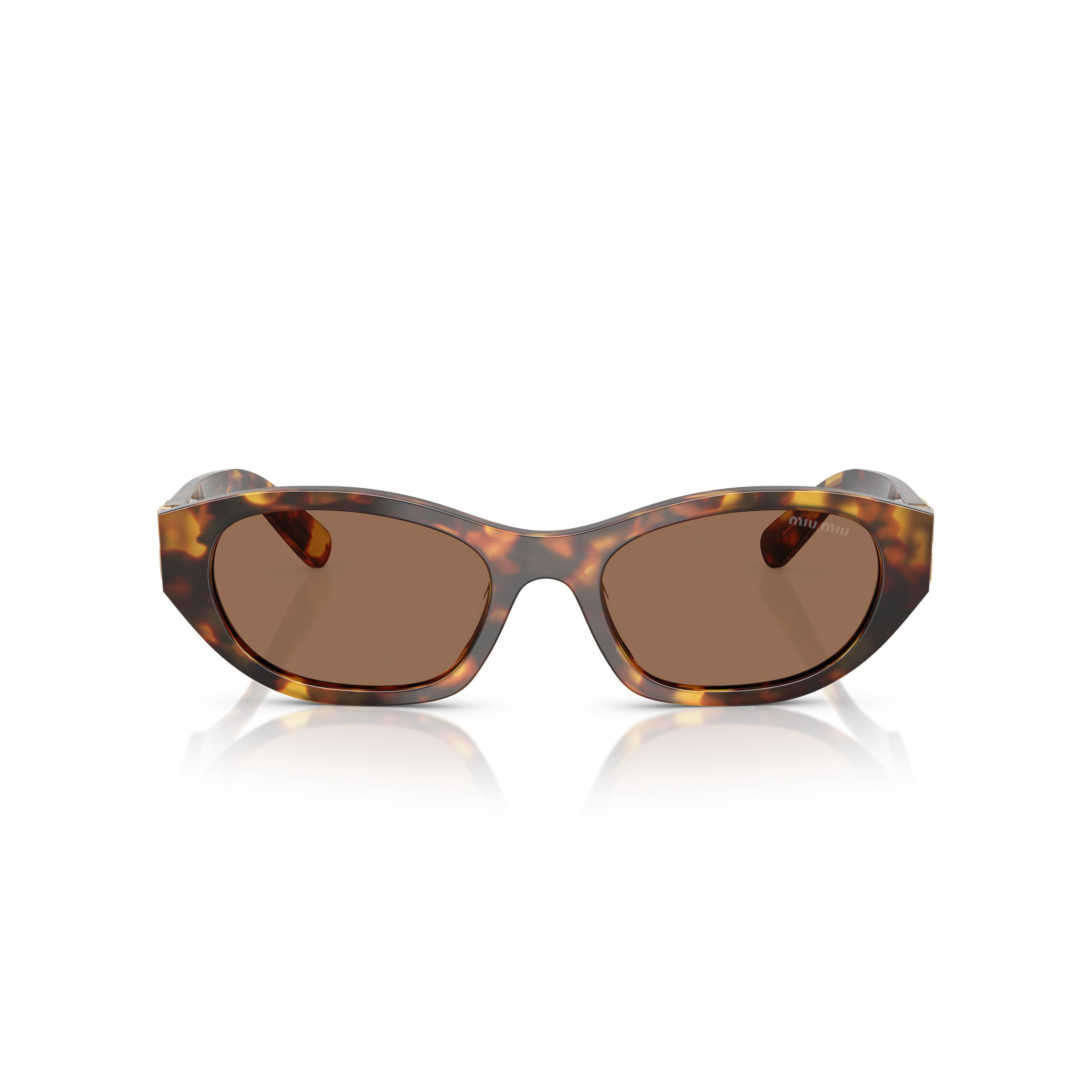 0mu A03s Tortoiseshell Oval Frame Sunglasses