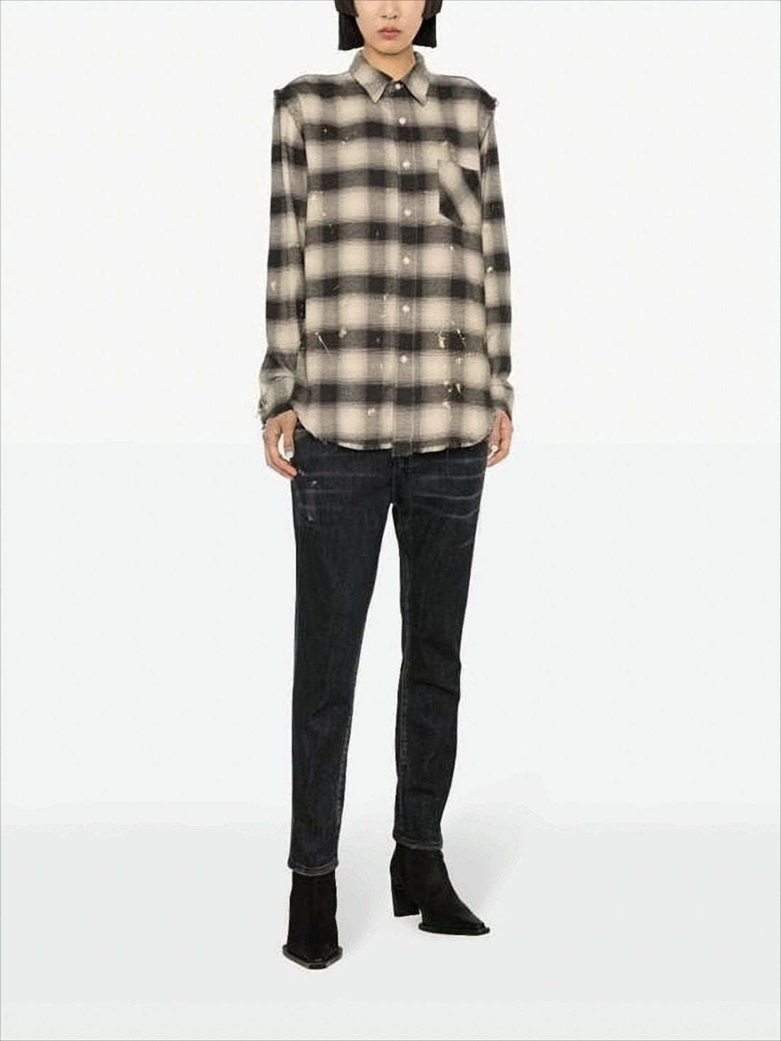 Spodnie jeansowe slim fit czarne