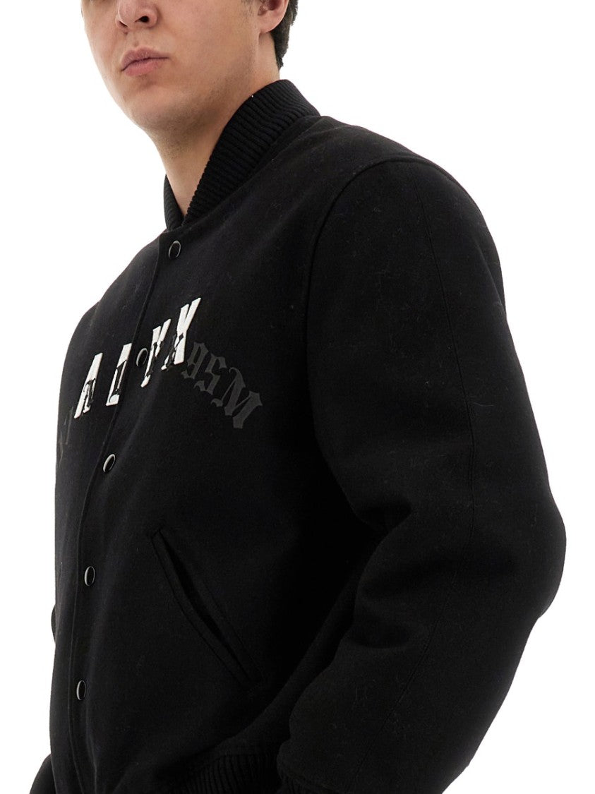 Bold Logo Bomber Jacket