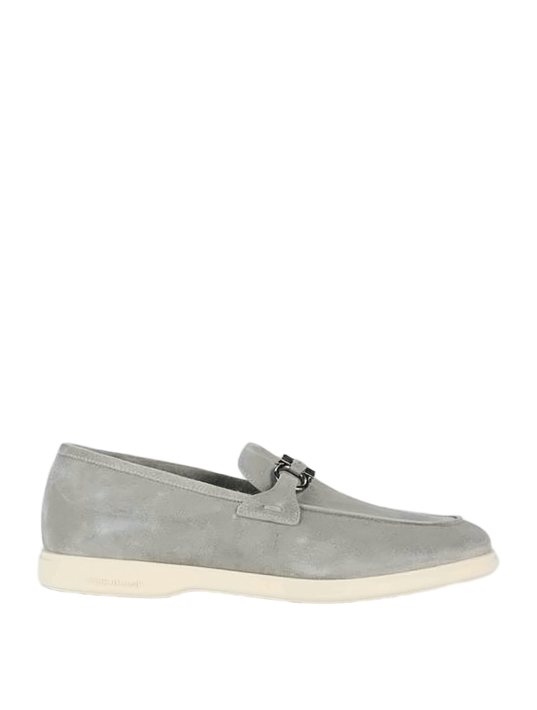 Suede Leather Slip-On Mule