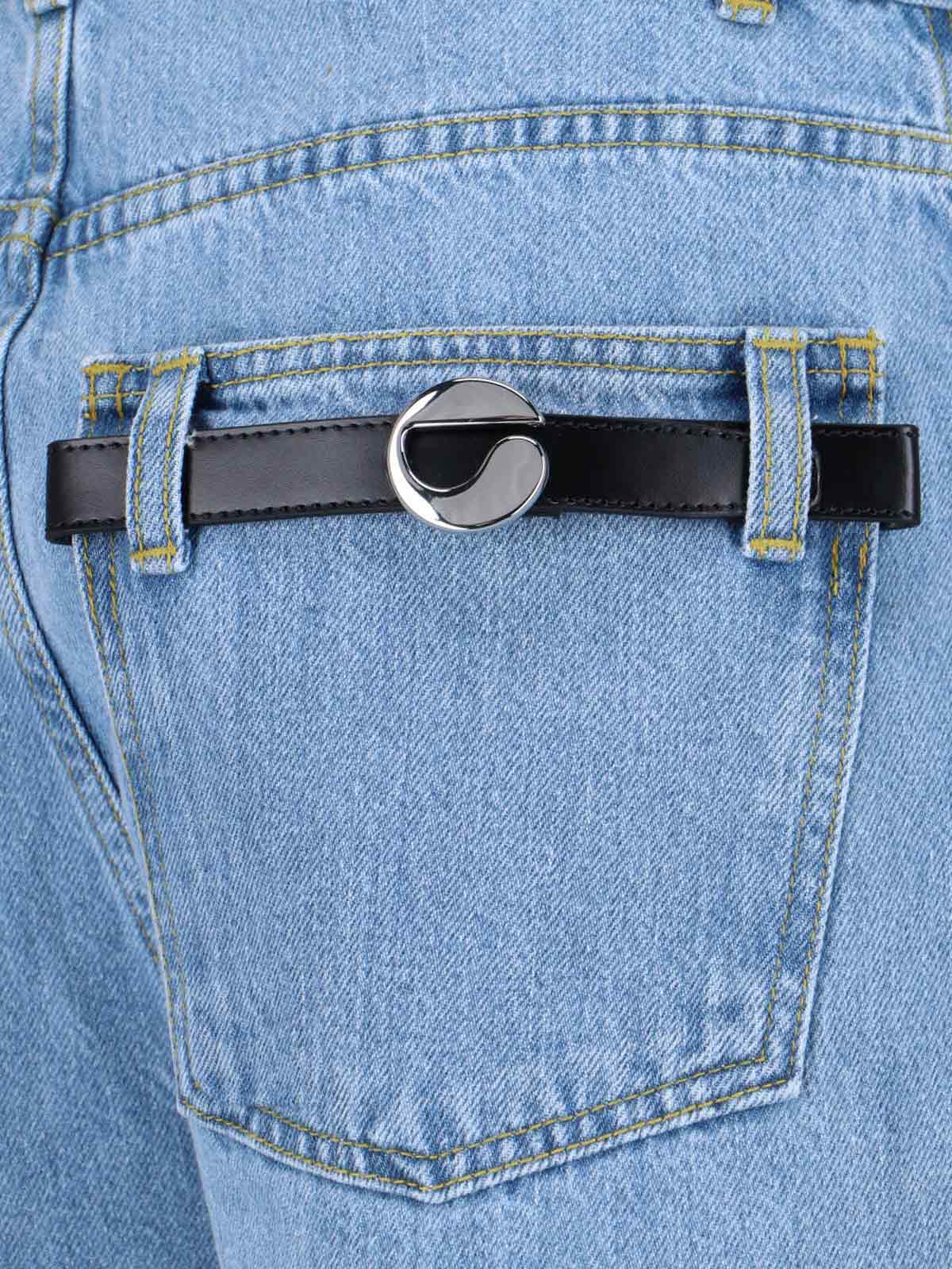 Denim Shorts In Light Blue Cotton