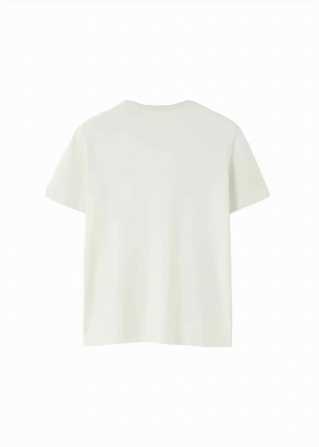 Black Short-Sleeved T-Shirt With Classic Crew Neckline