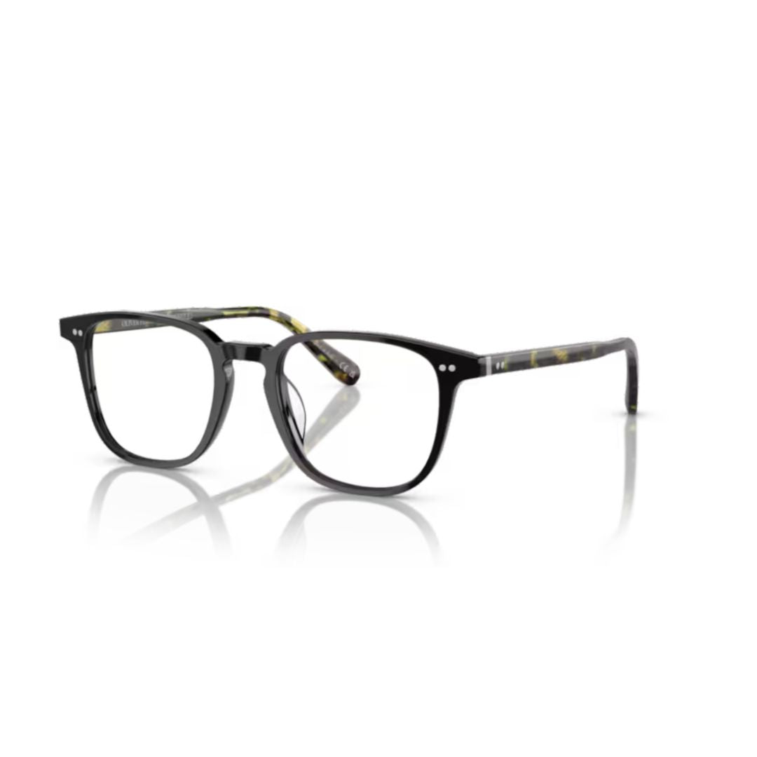 0ov5532u Square Frame Eyeglasses with Tortoiseshell Temples