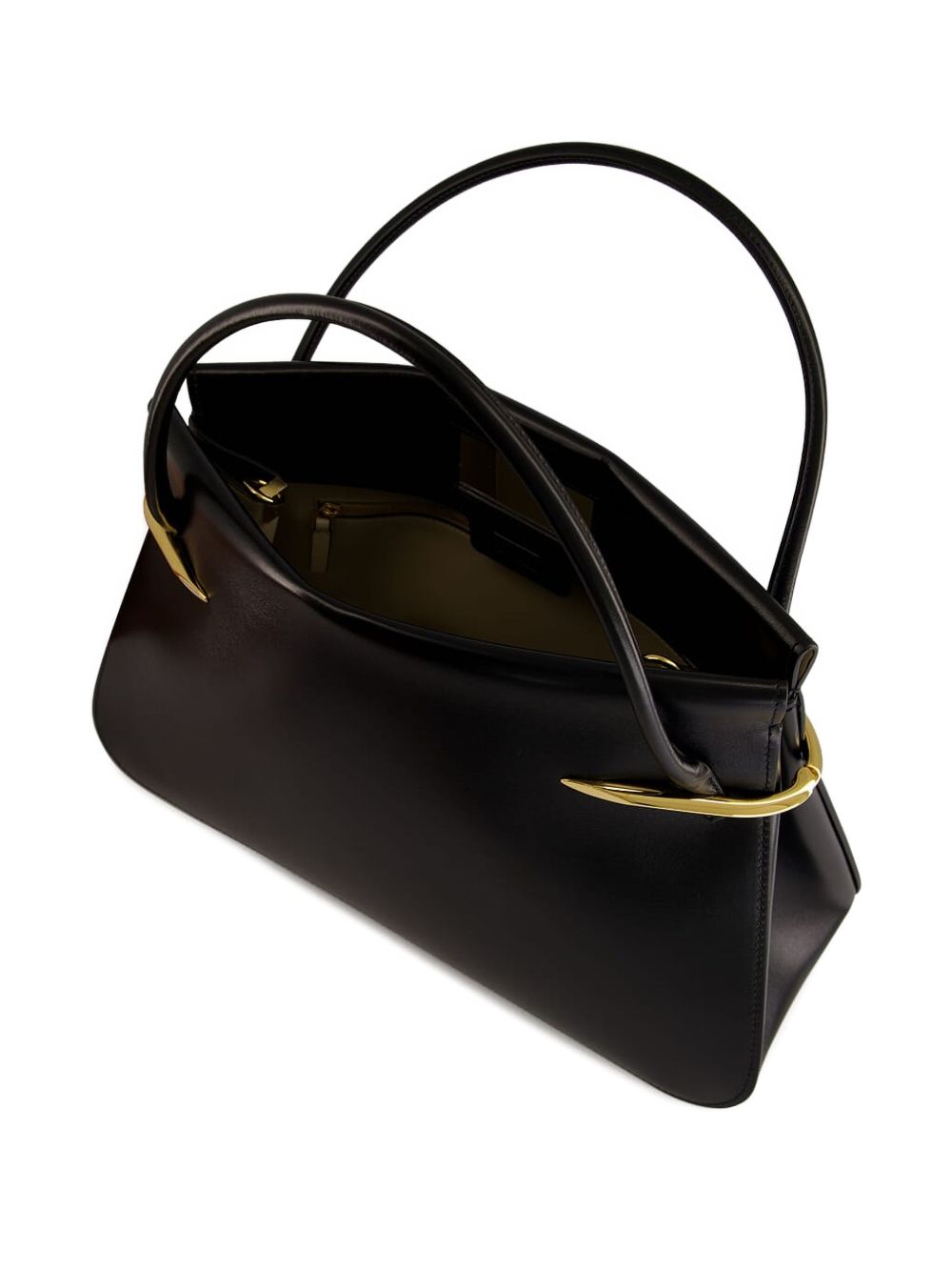 Structured Trapezoidal Handbag