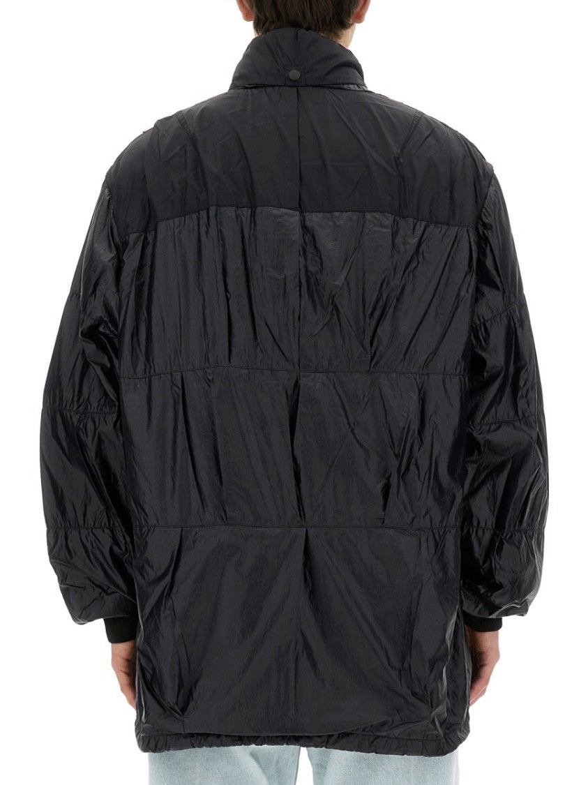 Crinkled Texture Nylon Jacket