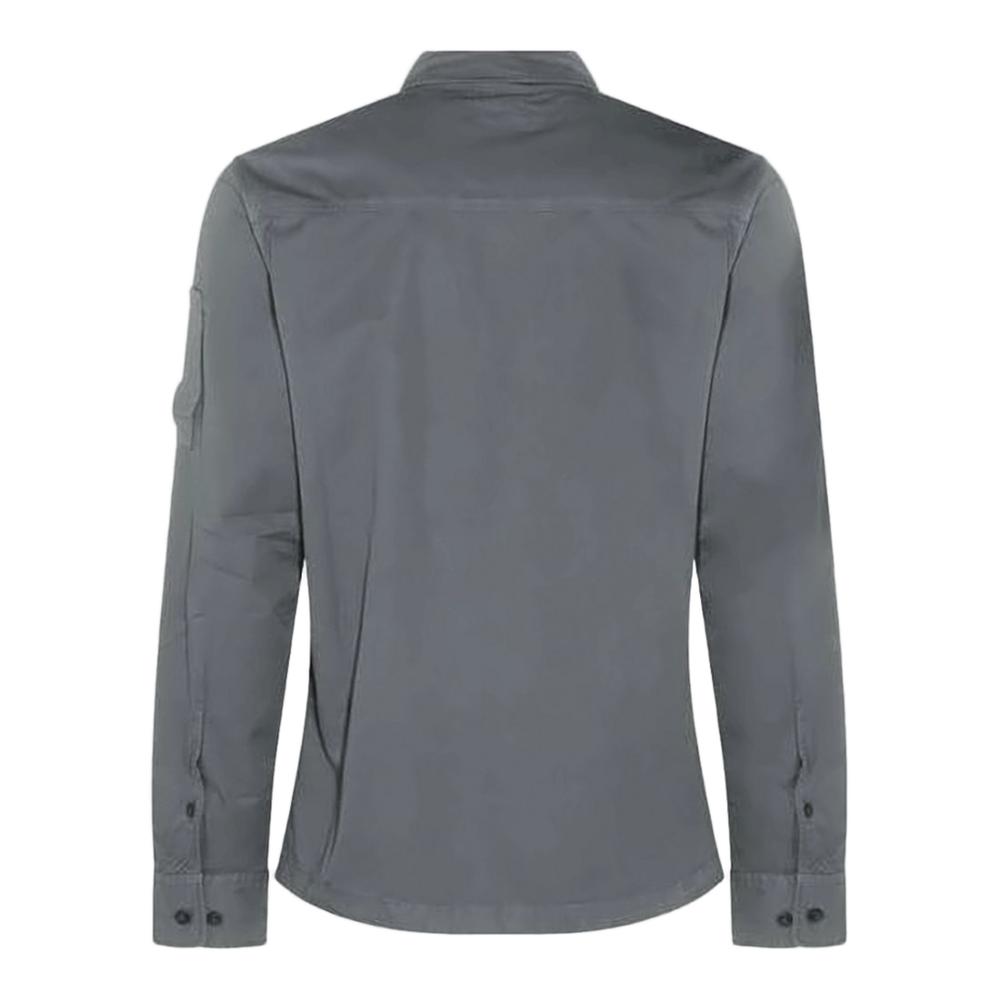 Grey Jacket with Zipper Closure