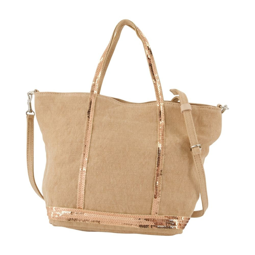 S Shopper Bag - Linen - Pink