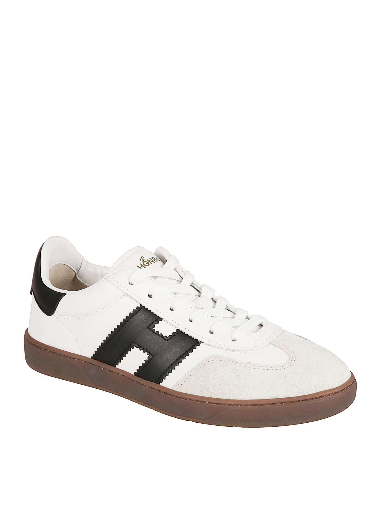Low-Top Sneakers with Suede Accents