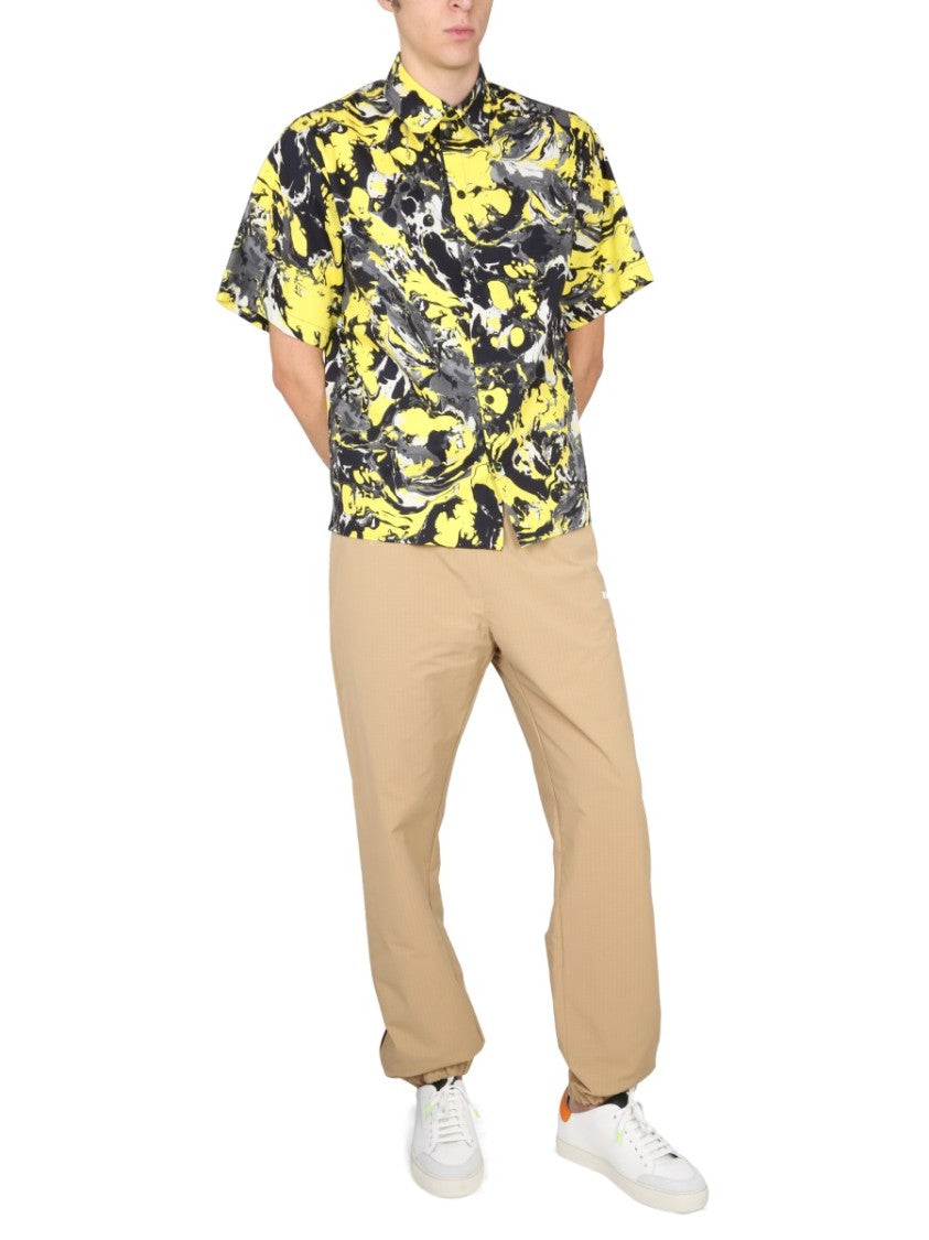 Relaxed Fit Casual Pants With Logo