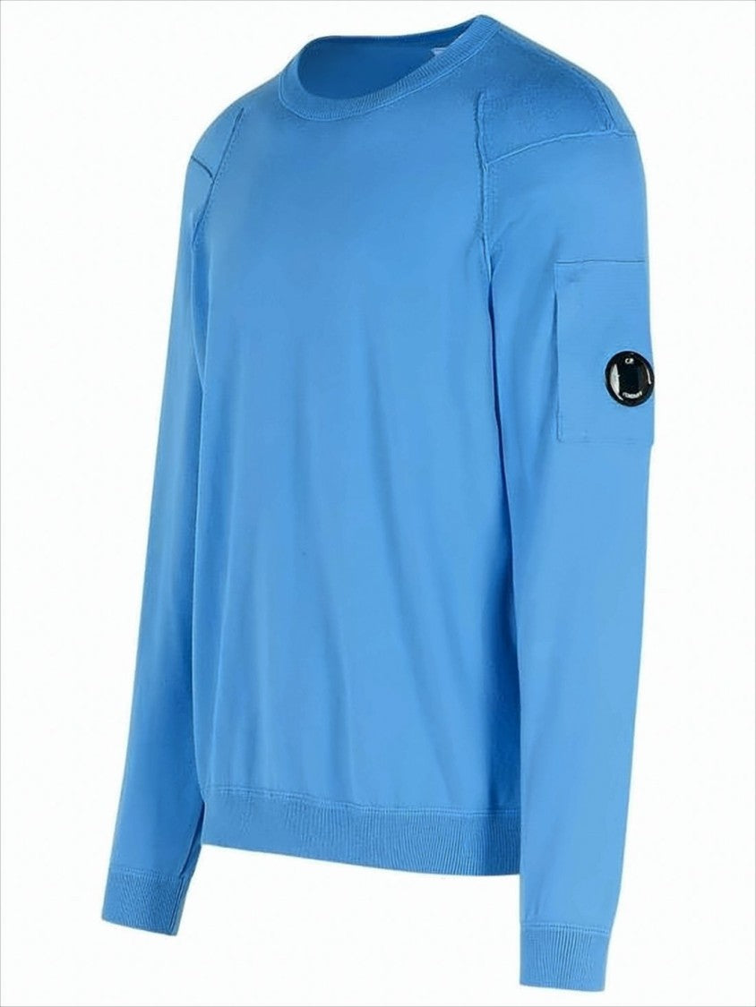 Crew Neck Cotton Sweater