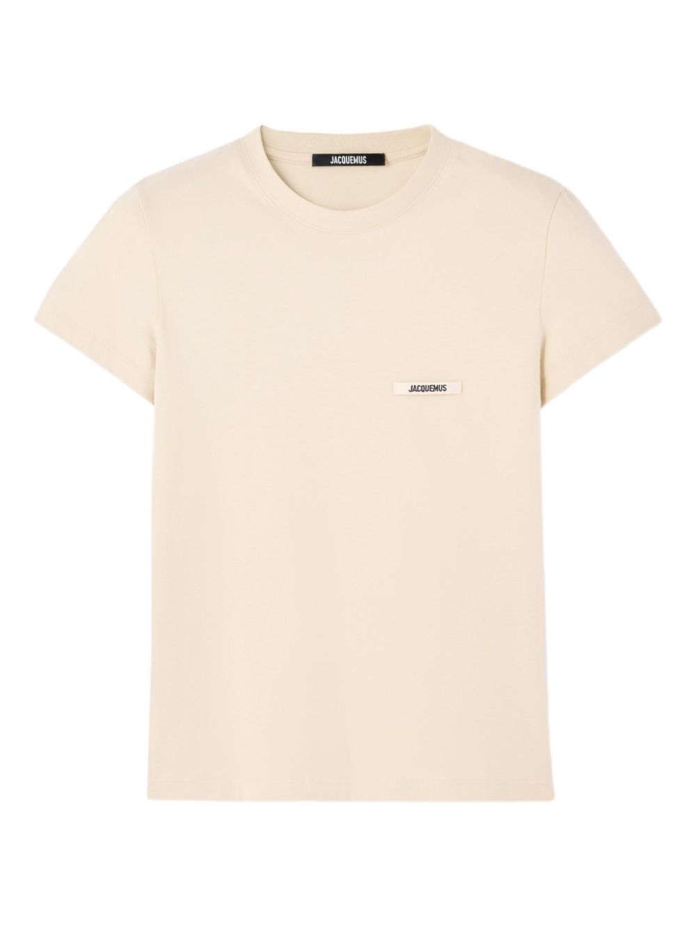 Short-Sleeved Silk and Nylon Top