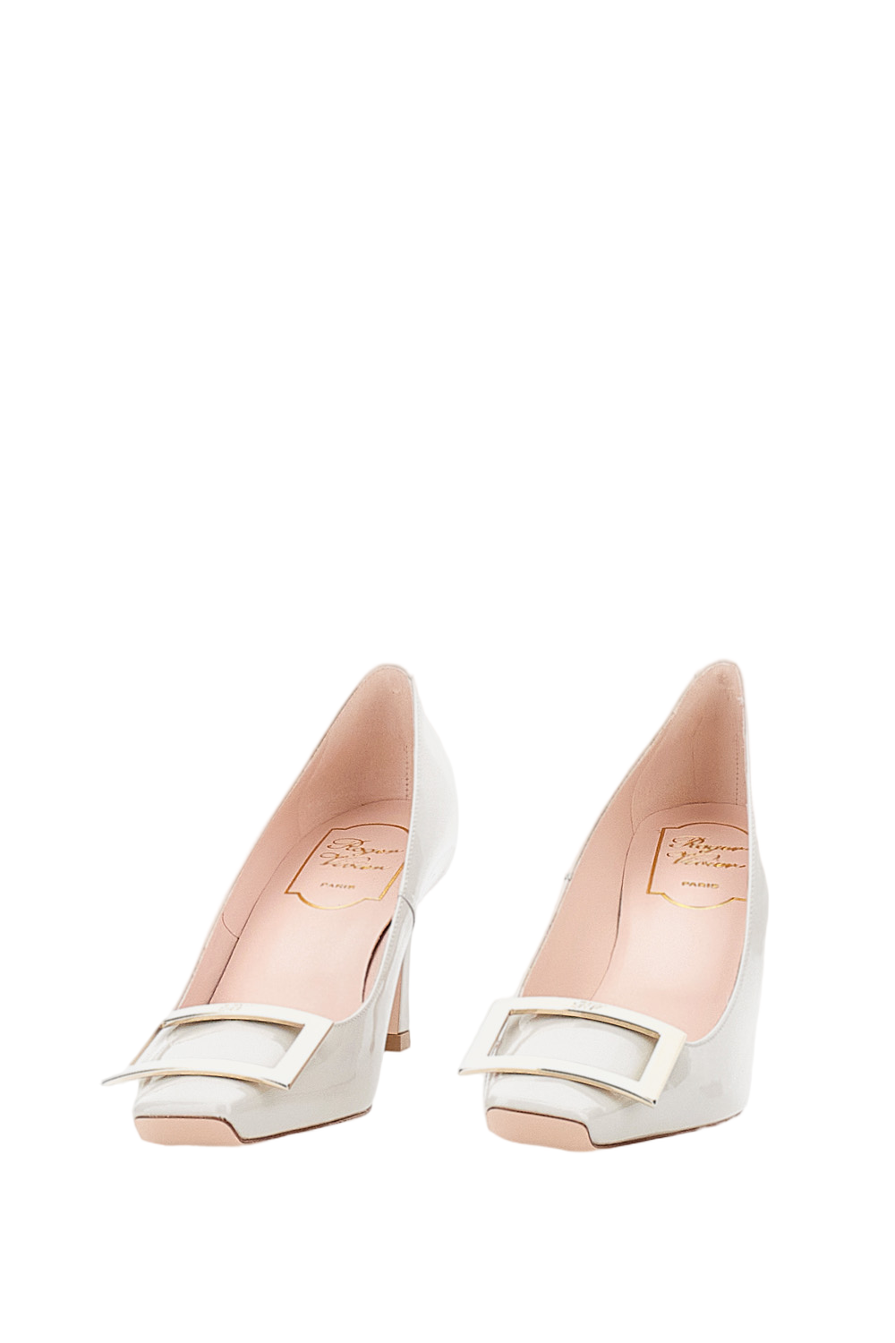 Refined Grey Shoes with Moderate Heel