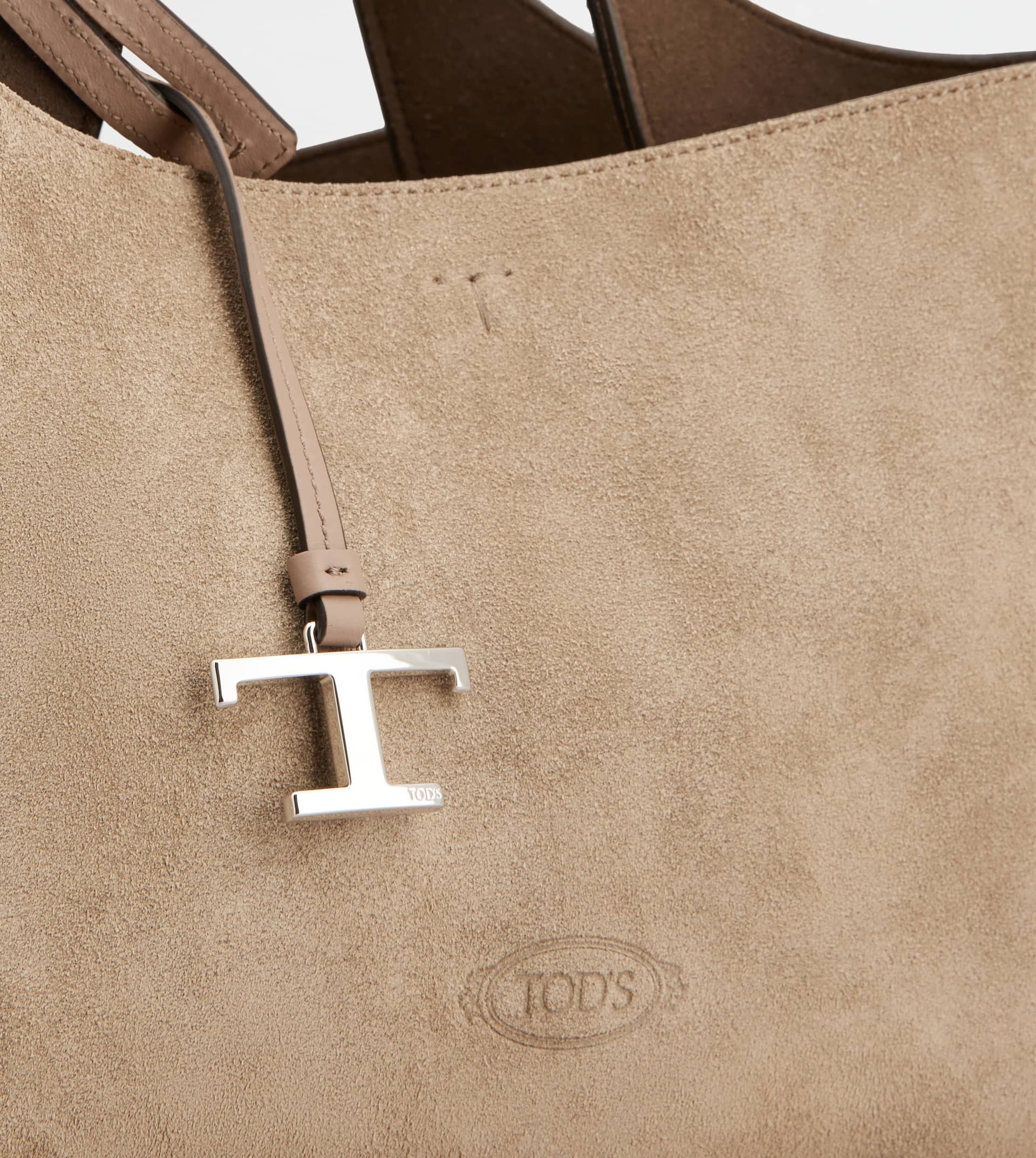 Beige Apa 2 Manici Mini Trac Bag