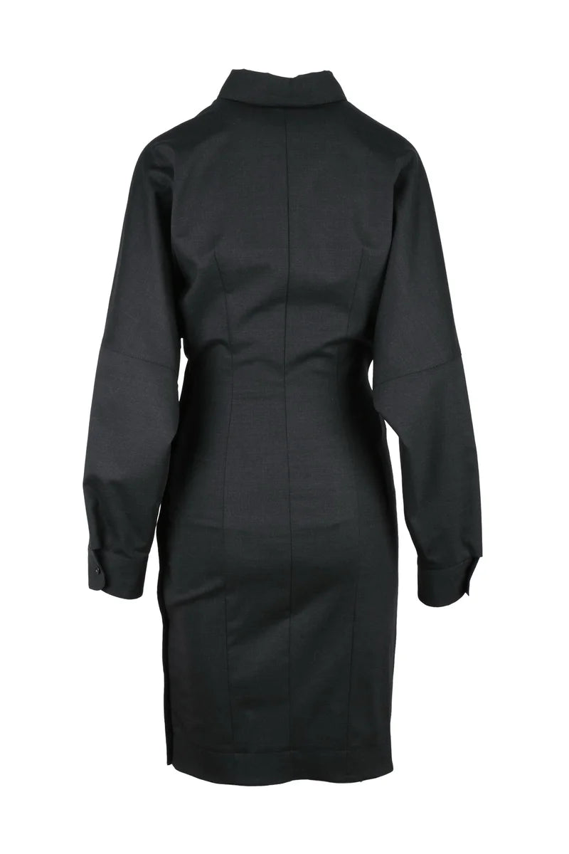 Fitted Dress - Grey