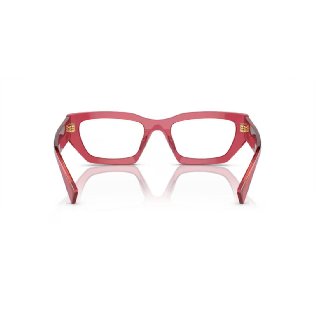 03xv Vista Angular Rectangular Acetate Sunglasses