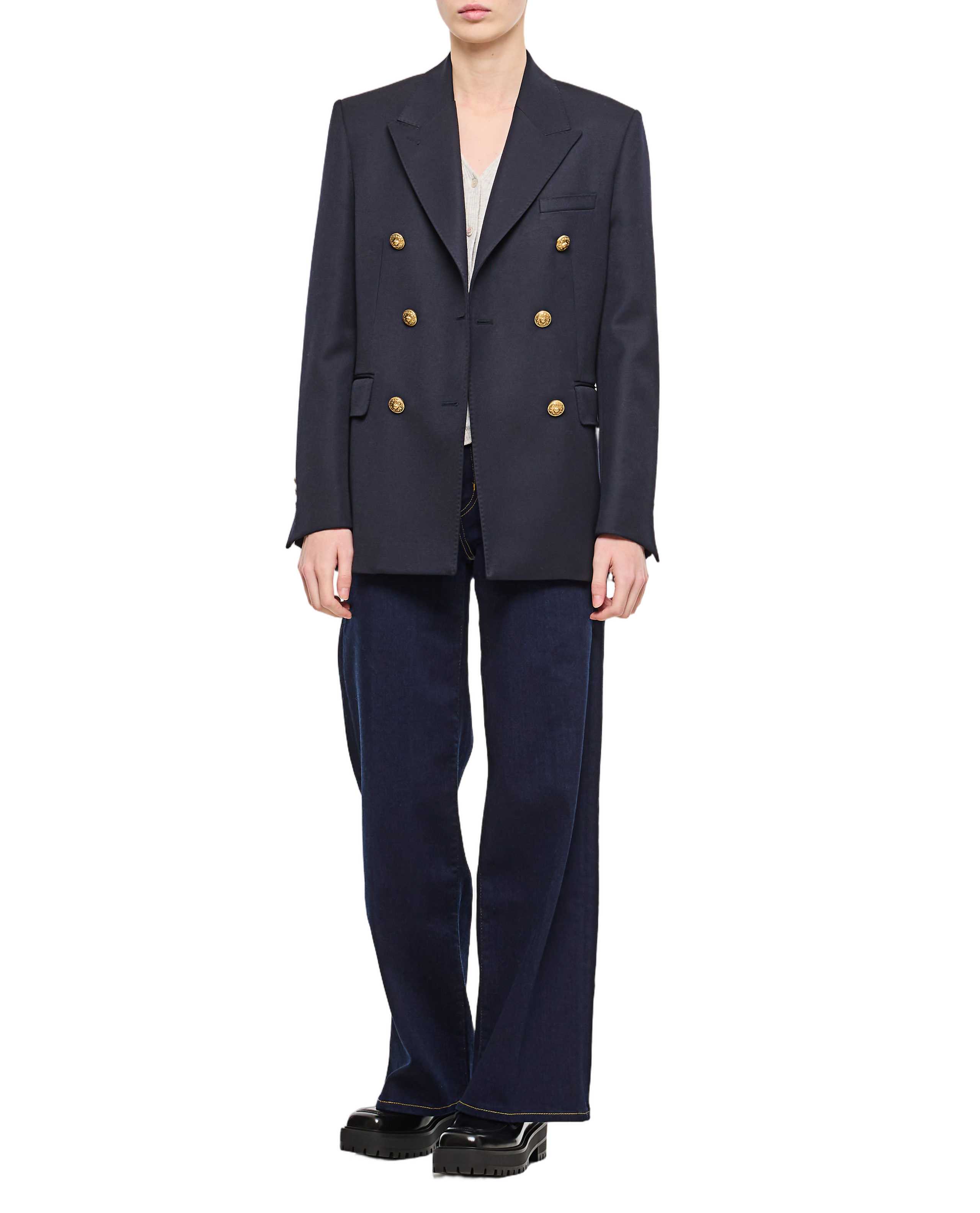 Golden W'S Double Breasted Blazer