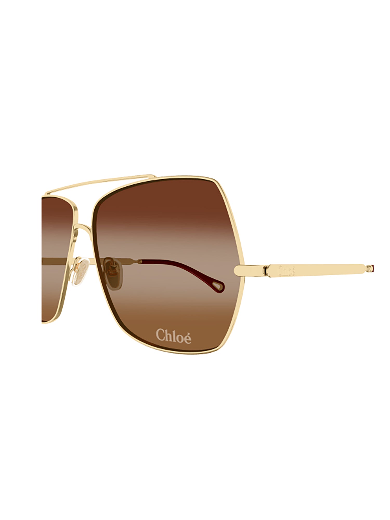 Geometric Gold Sunglasses