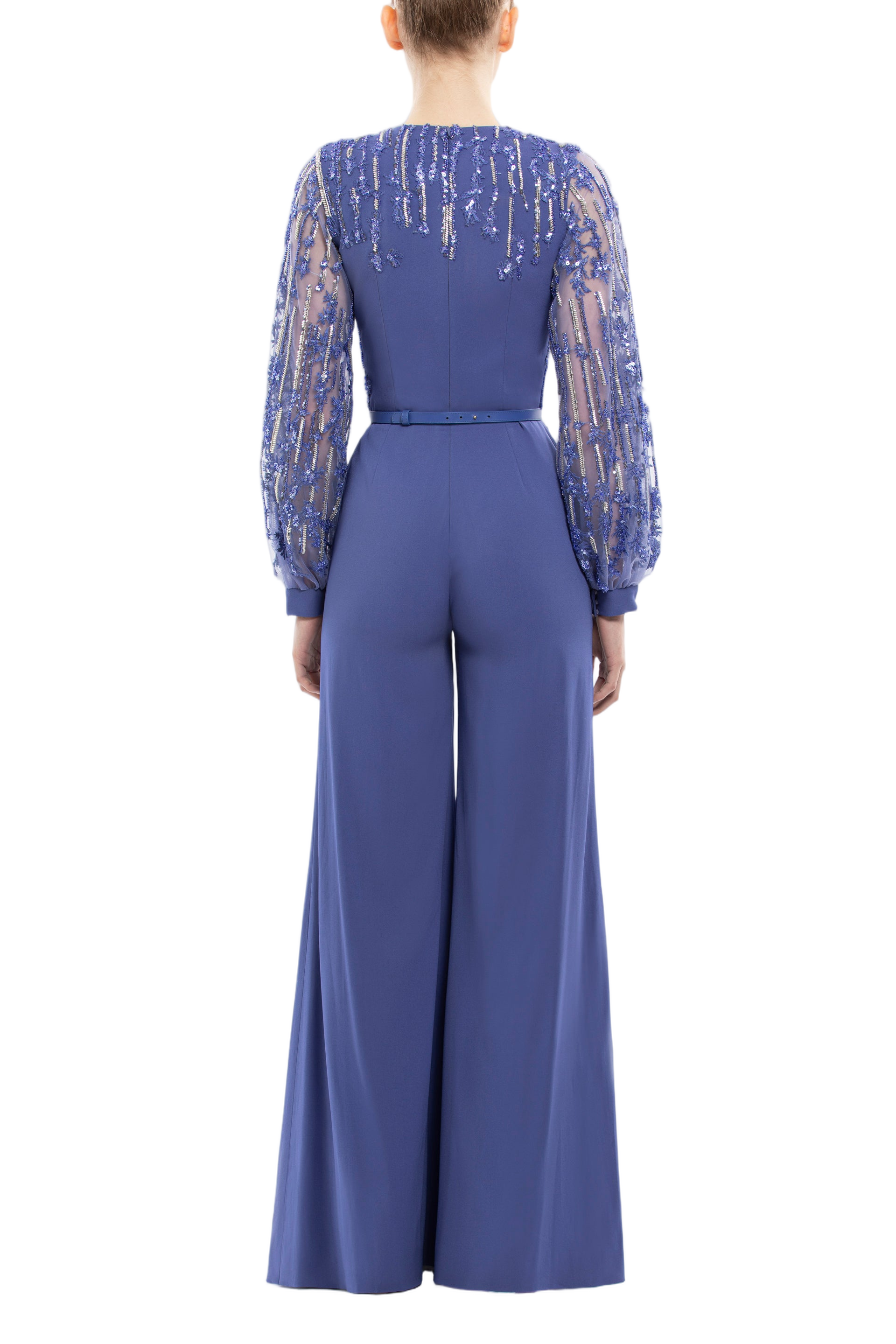 Crepe Beaded Jumpsuit