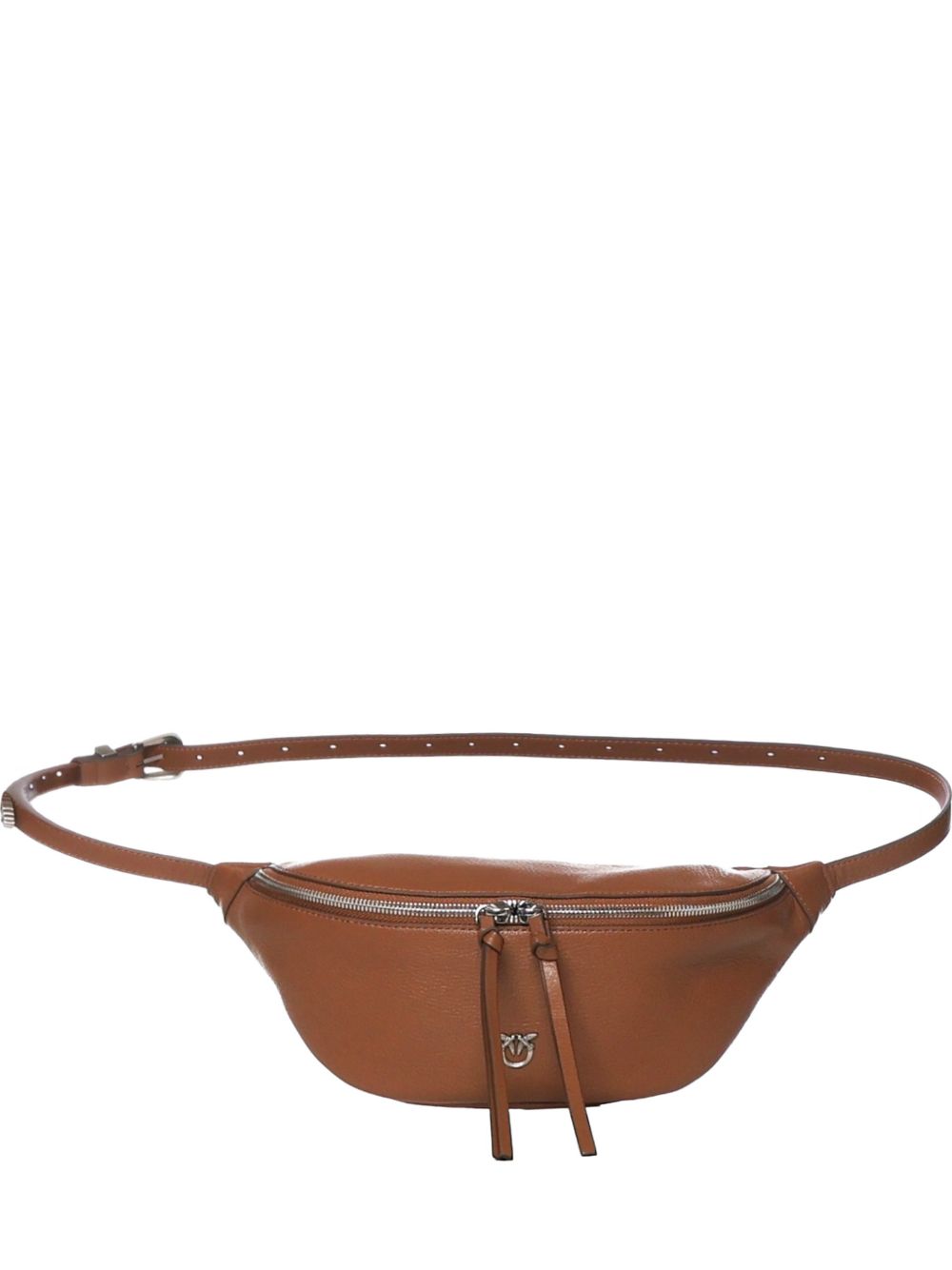 Compact Smooth Leather Belt Bag