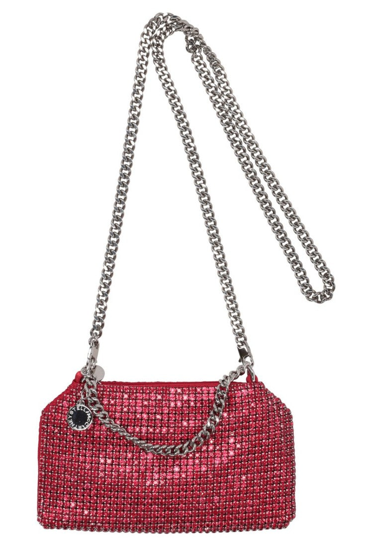 Structured Red Handbag With Minimalist Aesthetic