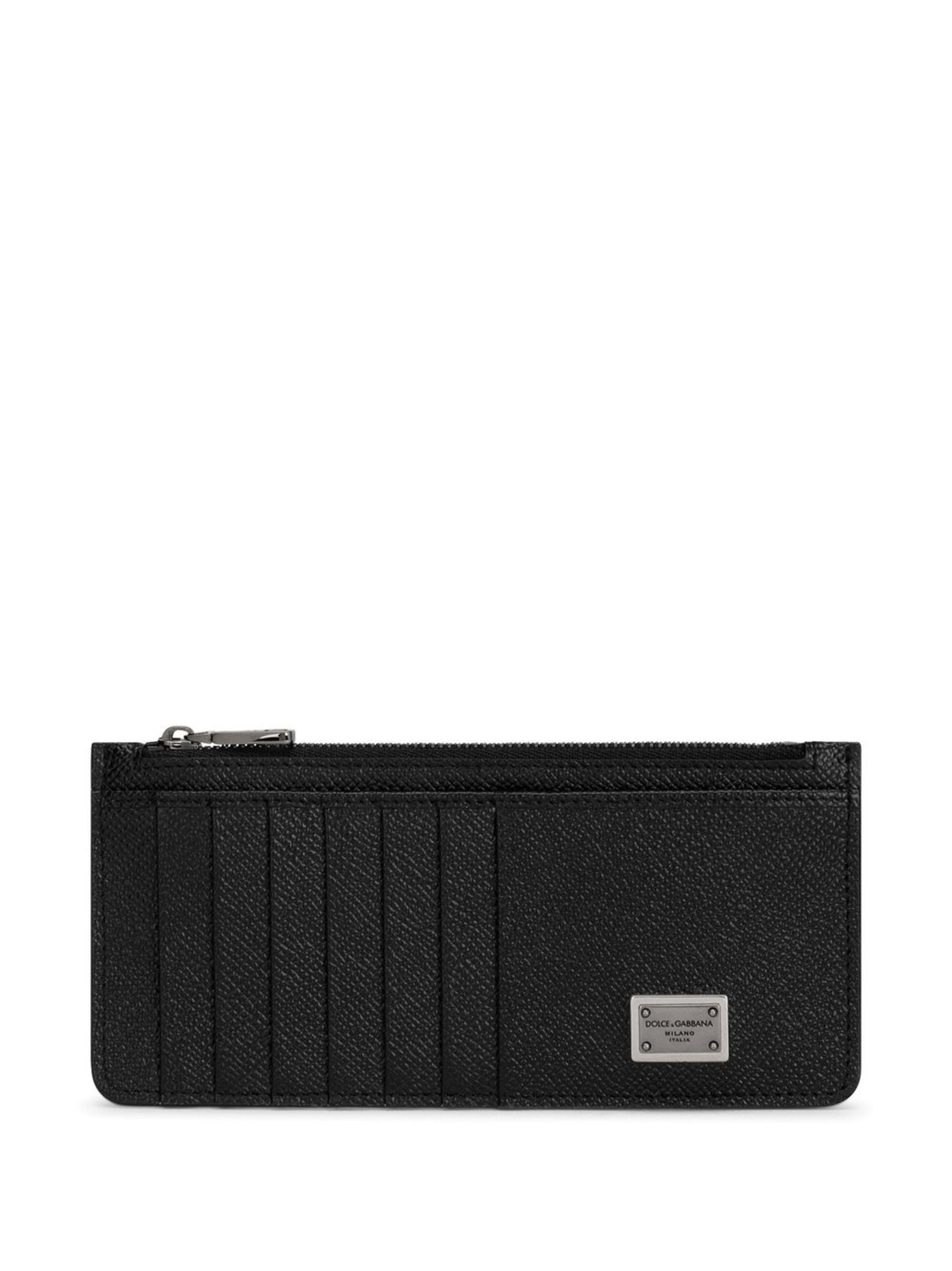 St.Dauphine Vertical Calf Leather Card Holder