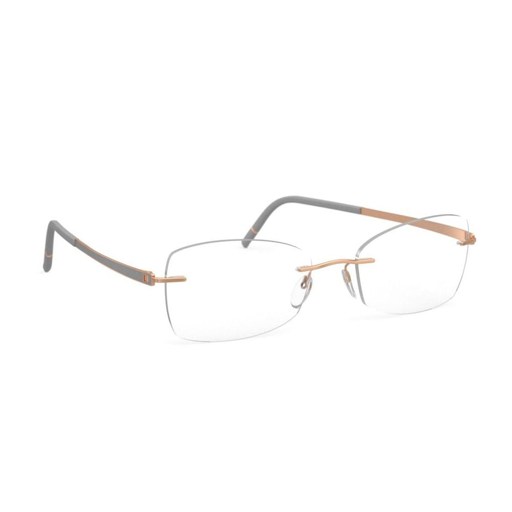 5529/Hc Butterfly-Shaped Rimless Titanium Eyewear
