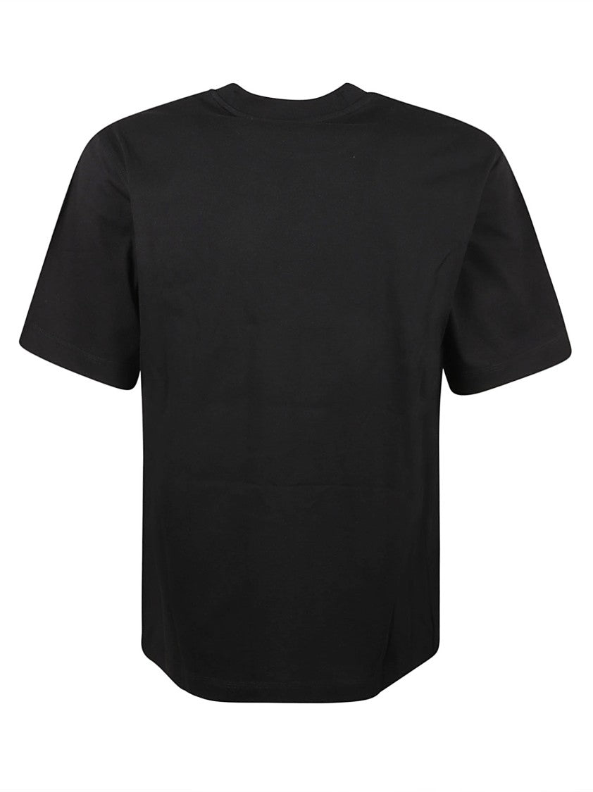 Graphic Knight Print Black T-Shirt