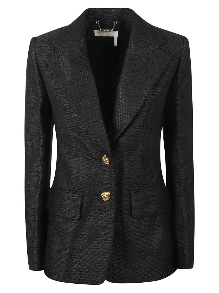 Structured Black Tailored Jacket