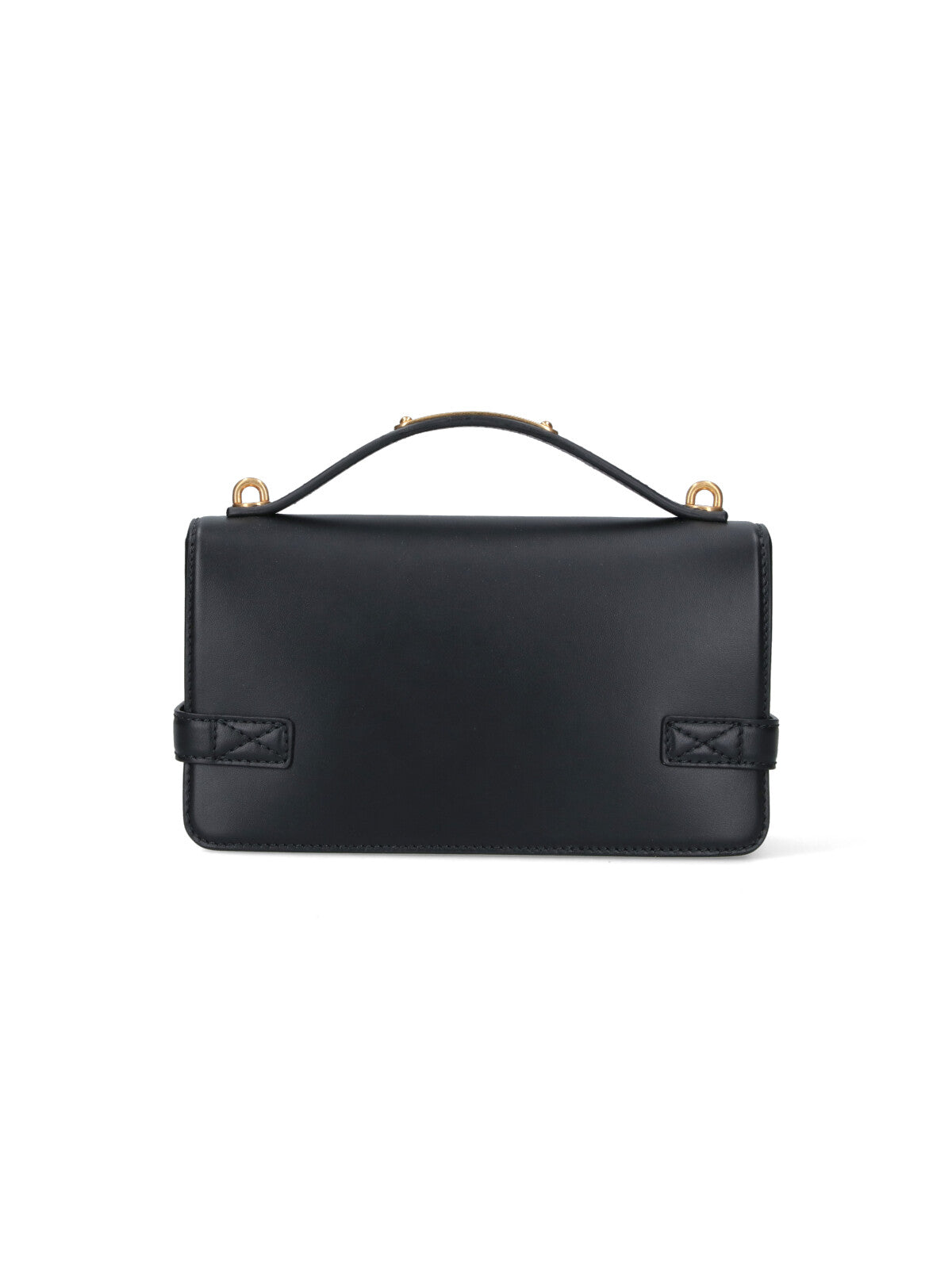 "B-Buzz 24" Shoulder Bag, In Black Calfskin