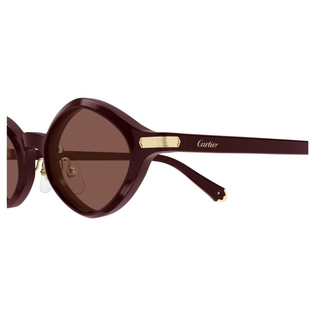 Oval Frame Sunglasses In Recycled Acetate
