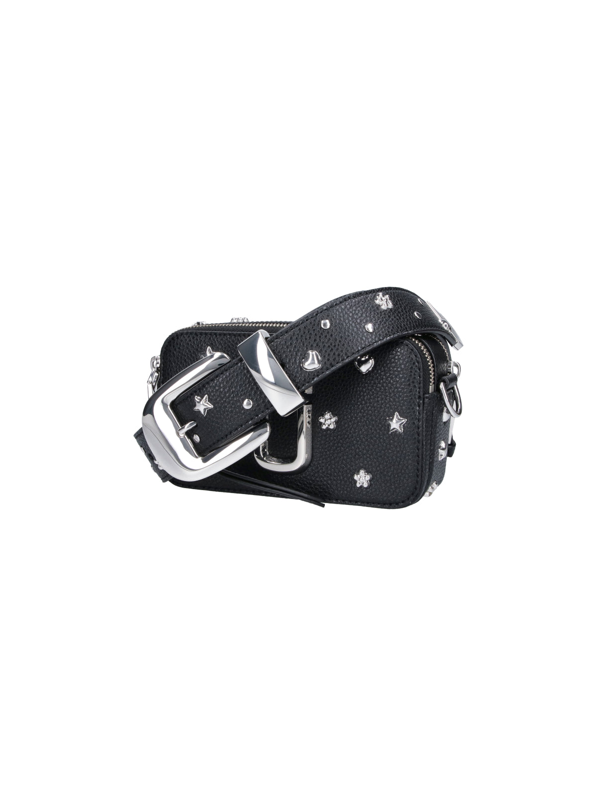 Black The Snapshot Calf Leather Bag