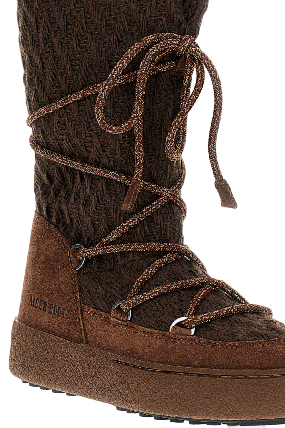 Knitted High-Top Moon Boot