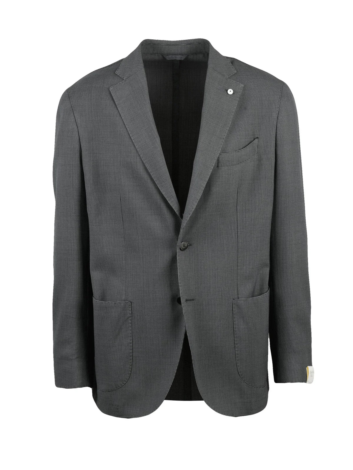 Grey Virgin Wool Rounded Jacket