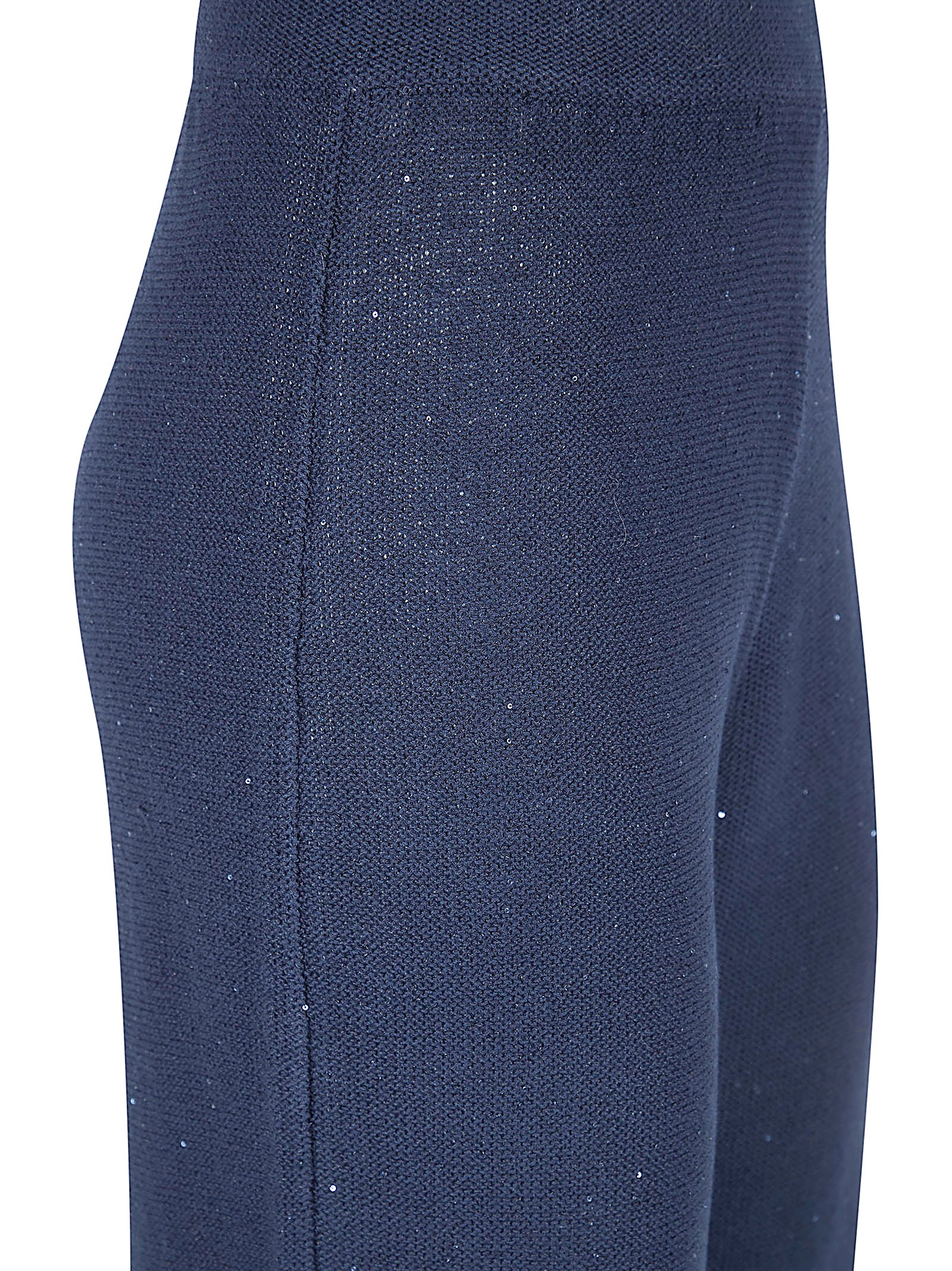 Cropped Wide-Leg Trousers with Subtle Shimmer