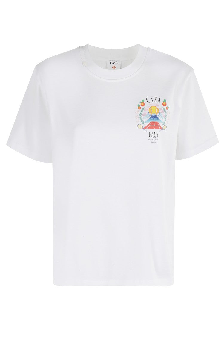Tennis Club Icon Printed Tshirt