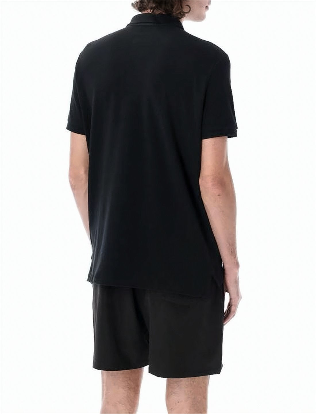 Short-Sleeve Polo Shirt with Traditional Collar