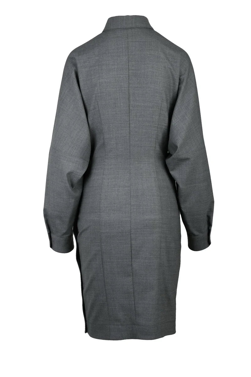 Asymmetric Dress - Grey