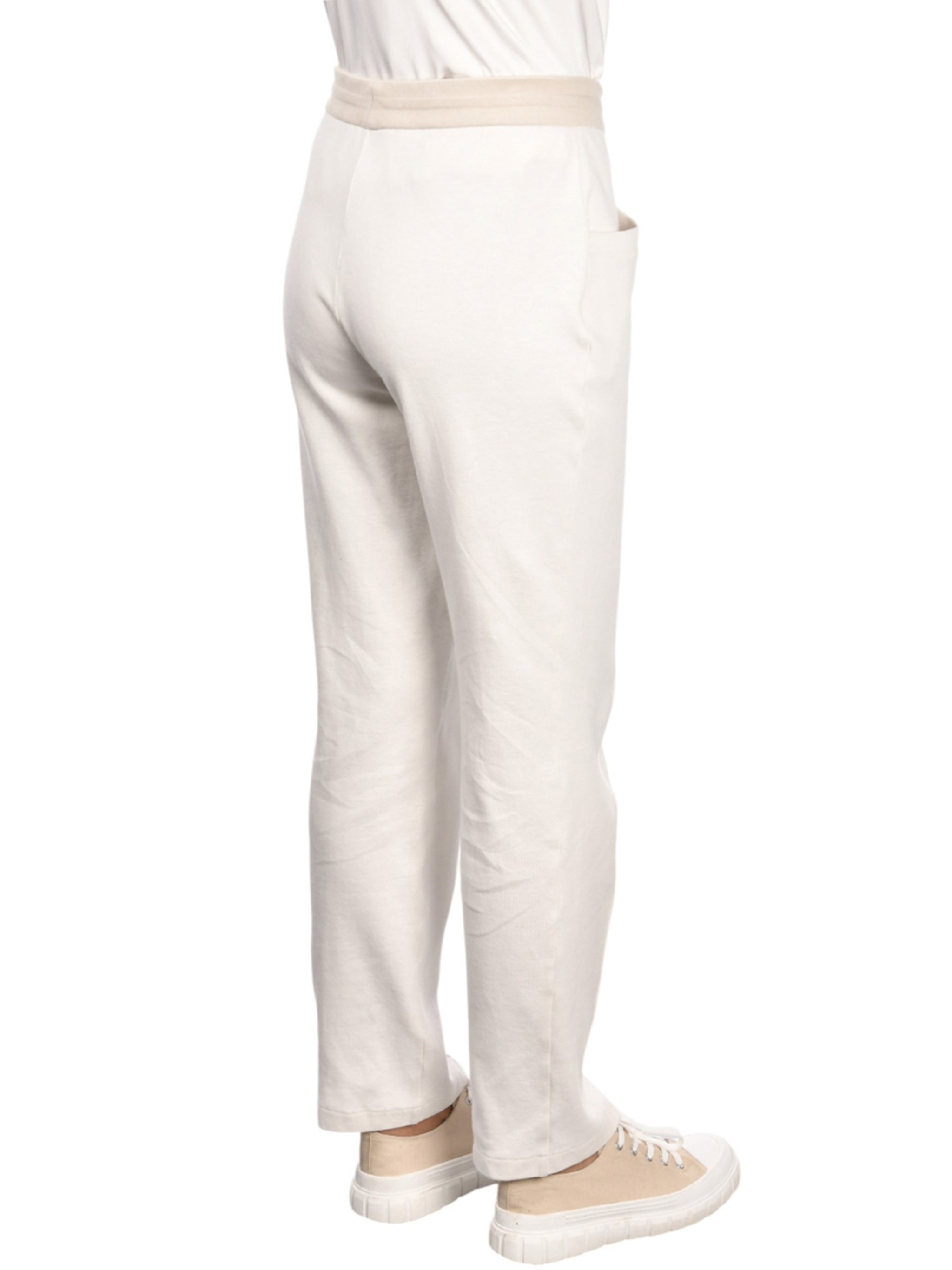 Black Pantalone Relaxed Straight Cotton Pants