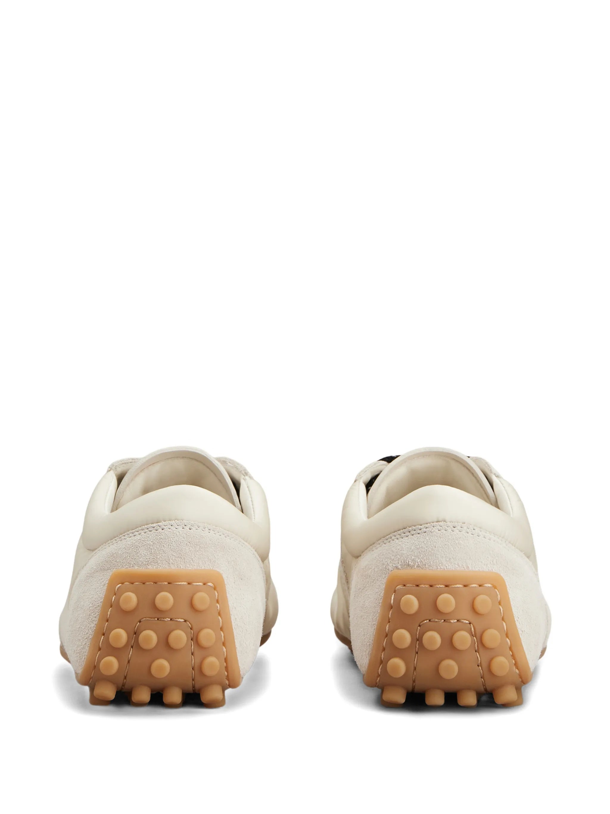 Calzature Low-Profile Leather/Suede Sneakers