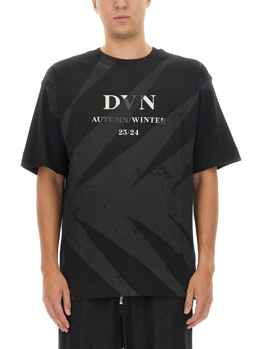 Cotton T-Shirt With Signature Logo Detail